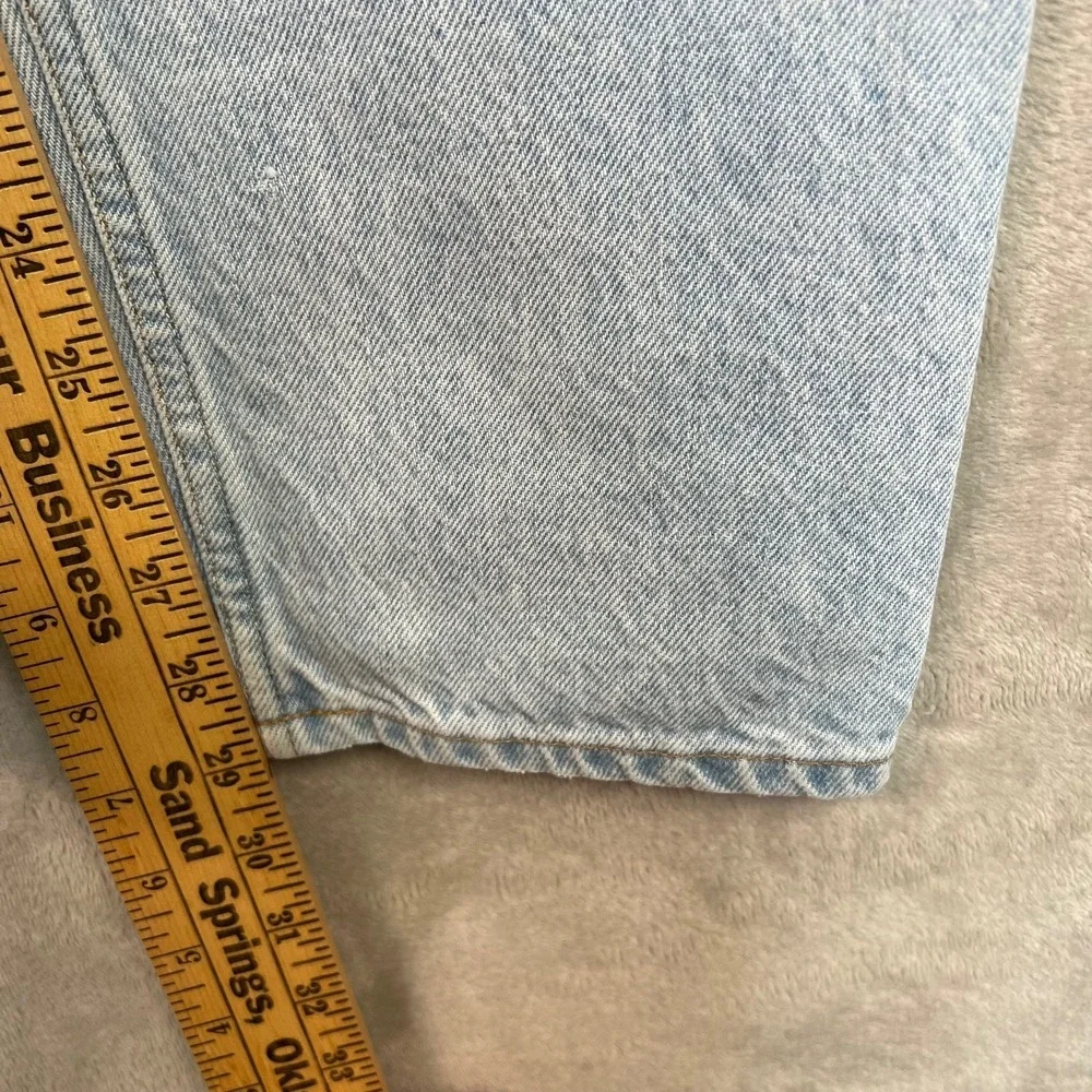 Vintage Eddie Bauer‎ Mom Jeans Women's 10 High Rise Tapered Leg Light Wash 90s